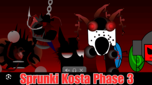 Sprunki Kosta Phase 4 Goes Dark