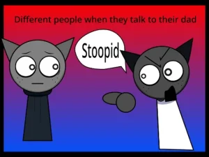 sprunki Different people when they talk to their dad remix