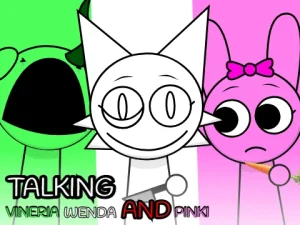 Sprunki Talking Vineria, Wenda and Pinki