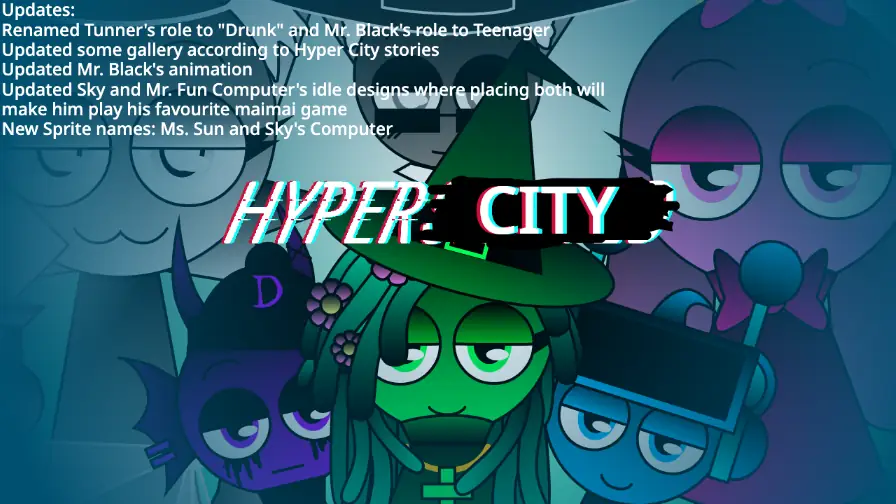 Sprunki Maimai-box Collaboration: Hyper City