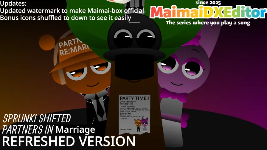 Sprunki Maimai-box V1: Partners in Marriage Refreshed Version