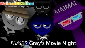 Sprunki Maimai-box v10: Gray's Movie Night