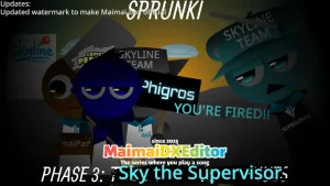 Sprunki Maimai-box V7: Sky the Supervisor